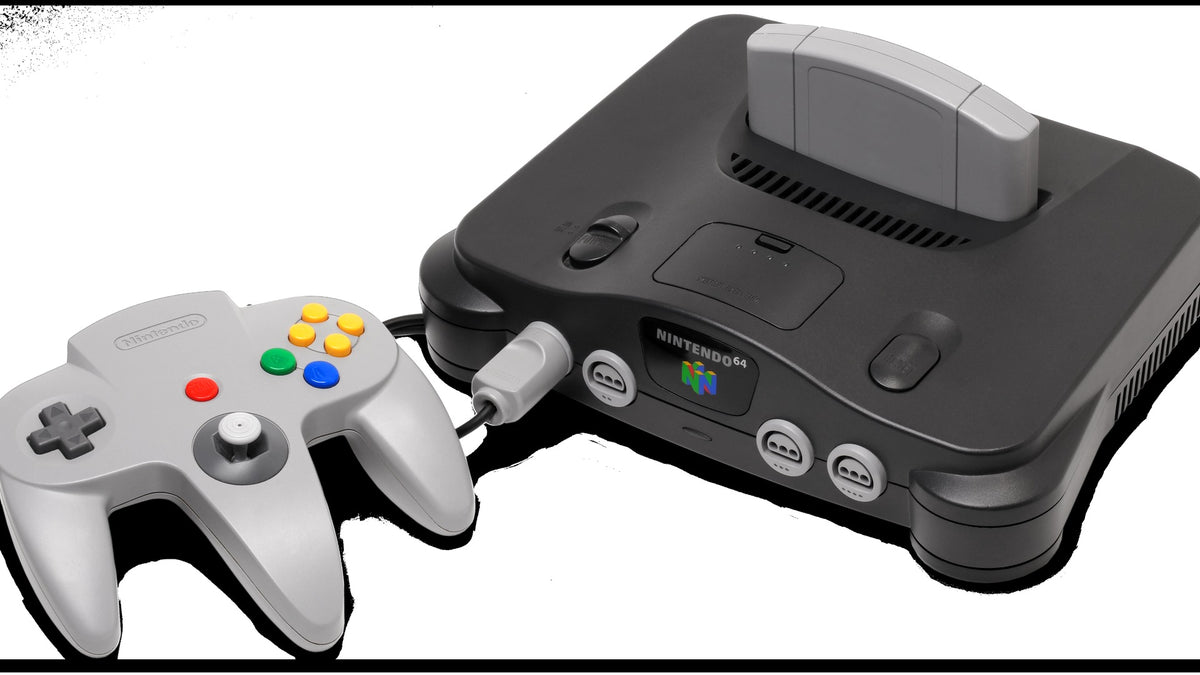 Consola Nintendo 64 com comando, a celebrar 30 anos em 2026