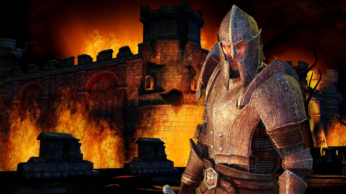 Logótipo oficial de The Elder Scrolls IV: Oblivion Remastered, o clássico que chega à Nintendo Switch 2 a 11 de agosto