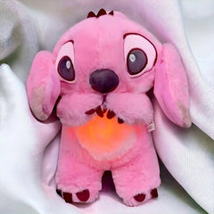 Capsule.pt - Peluche Interativo Stitch - Respira, Brilha e Toca Música - Dormir Bem