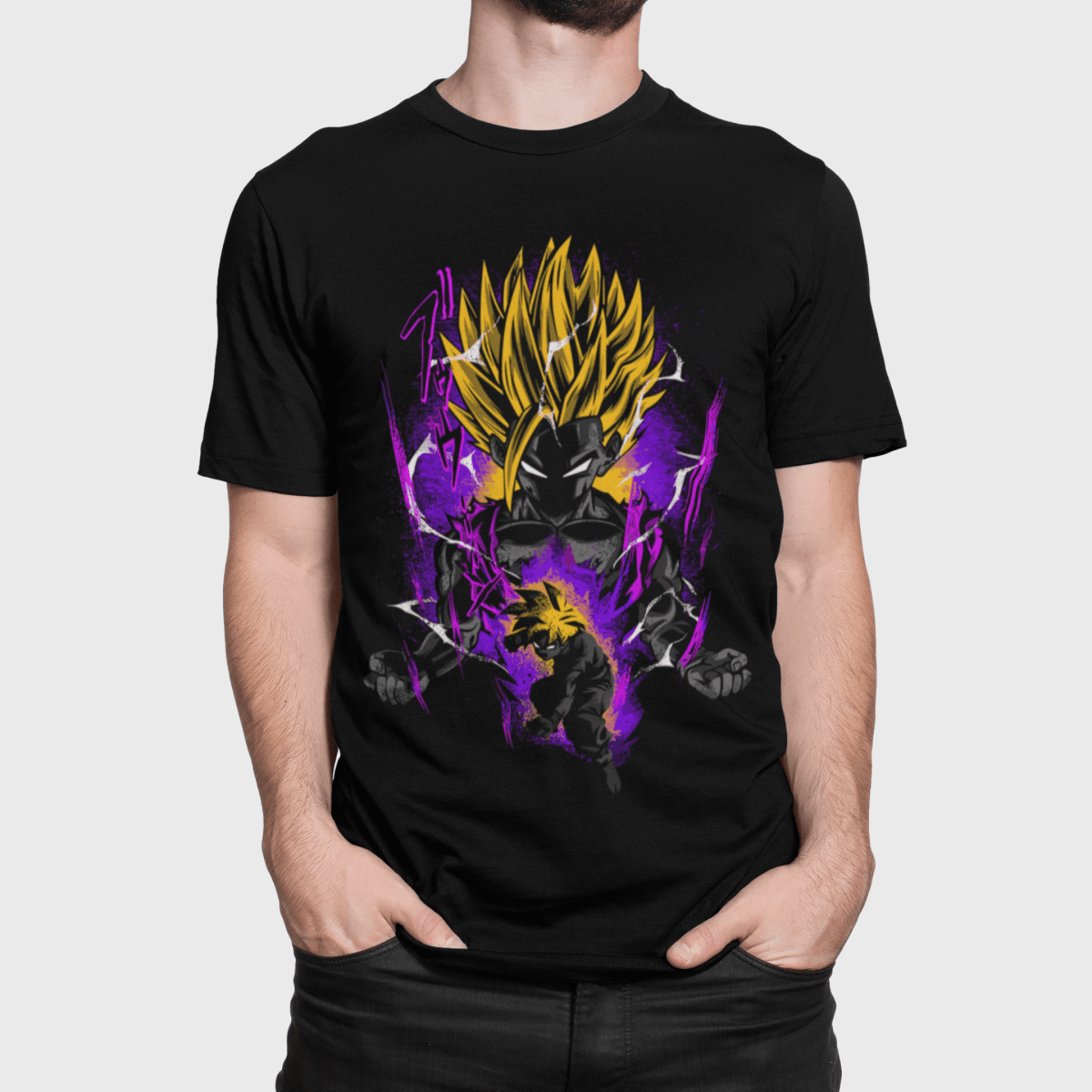 Capsule.pt - T-shirt Dragon Ball "Shadow Warriors" - Gohan Super Saiyan