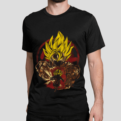 Capsule.pt - T-shirt Dragon Ball "Shadow Warriors" - Goku Super Saiyan