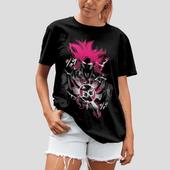 Capsule.pt - T-shirt Dragon Ball "Shadow Warriors" - Goku Super Saiyan God