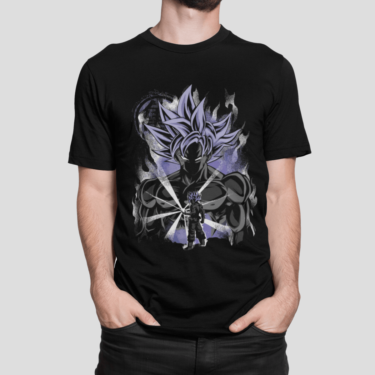 Capsule.pt - T-shirt Dragon Ball "Shadow Warriors" - Goku Ultra Instinct