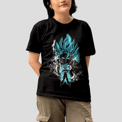 Capsule.pt - T-shirt Dragon Ball "Shadow Warriors" - Vegito Blue