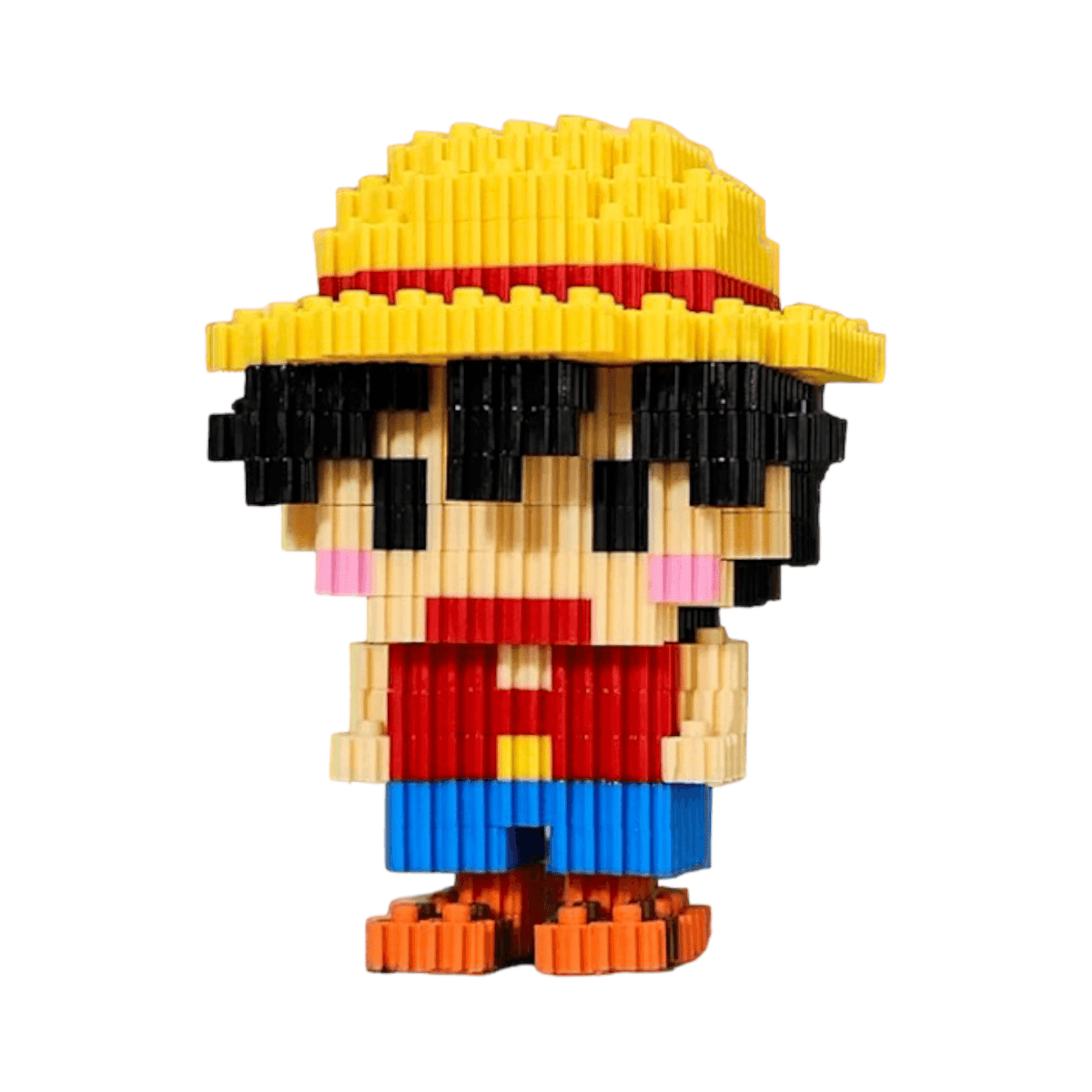 Capsule.pt - Blocos de Construção One Piece - Monkey D. Luffy - 8 cm