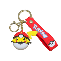 Porta - Chaves Pokémon - Pokébola Pikachu - Capsule.pt