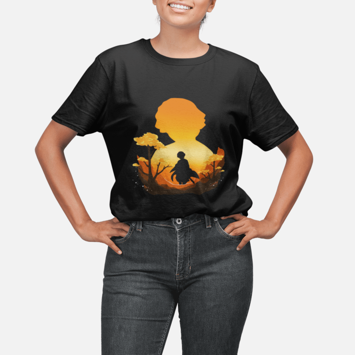 Capsule.pt - T-shirt Demon Slayer "Eternal Echoes" - Zenitsu Agatsuma