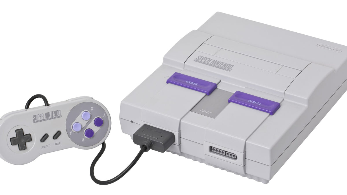 Consola Super Nintendo com comando, 35 anos depois do lançamento