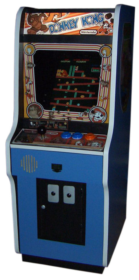 Máquina de arcade original do Donkey Kong, o jogo que celebra 45 anos