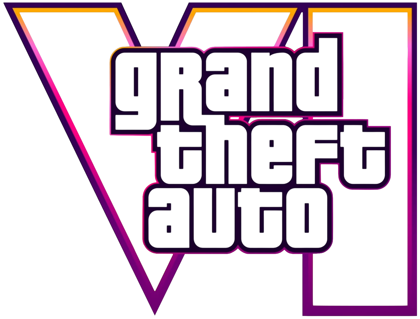 Logo oficial de GTA 6, o jogo mais aguardado de 2026