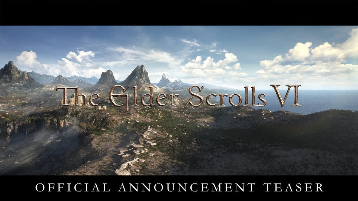 Imagem oficial do teaser de anúncio de The Elder Scrolls VI
