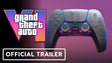 Comandos DualSense de GTA 6 nas cores preta e branca inspiradas em Vice City