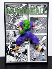 Moldura de Arte 3D CapsuleFrame™ Dragon Ball - Piccolo - Capsule.pt