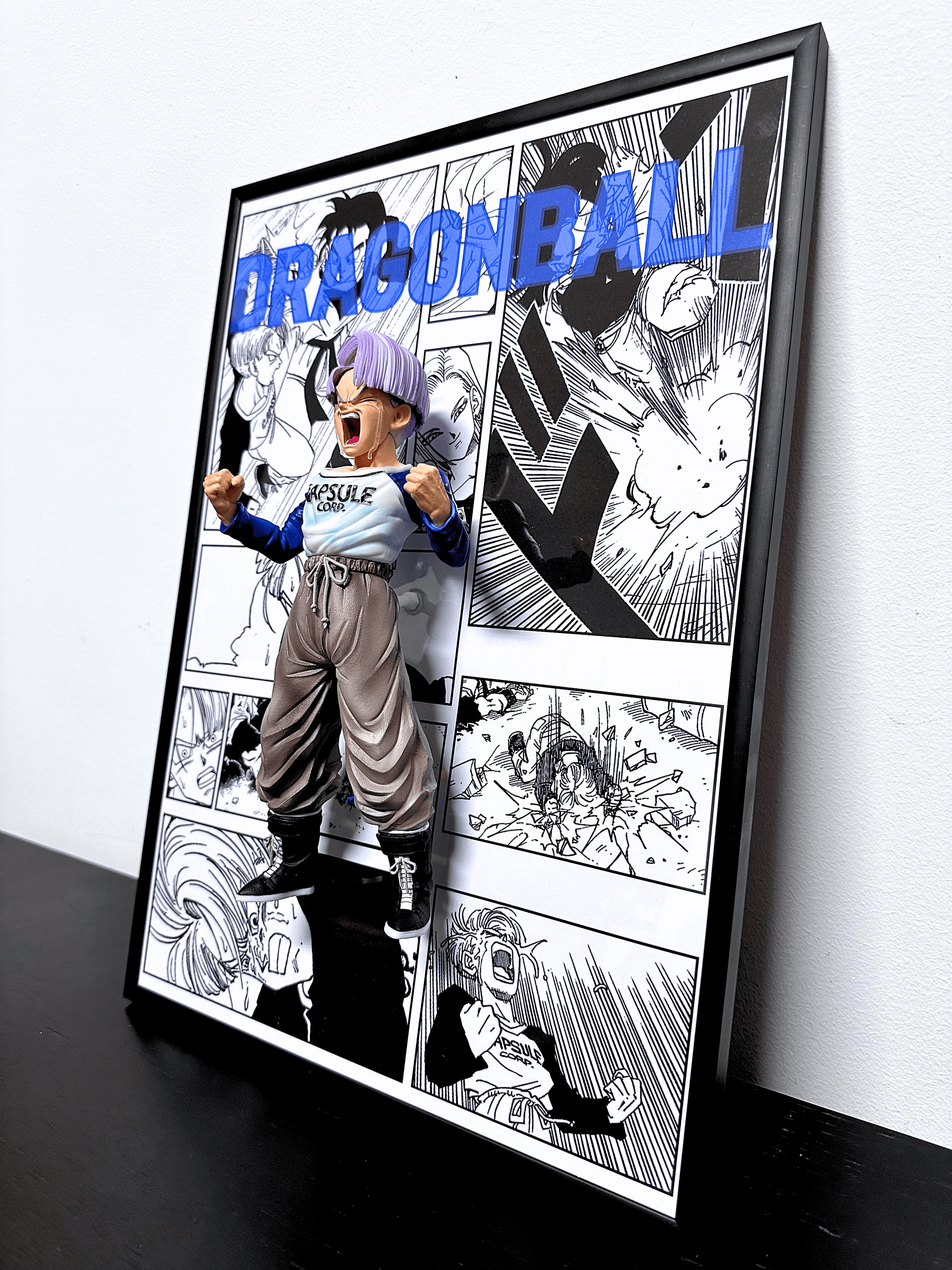 Moldura de Arte 3D CapsuleFrame™ Dragon Ball - Trunks - Capsule.pt