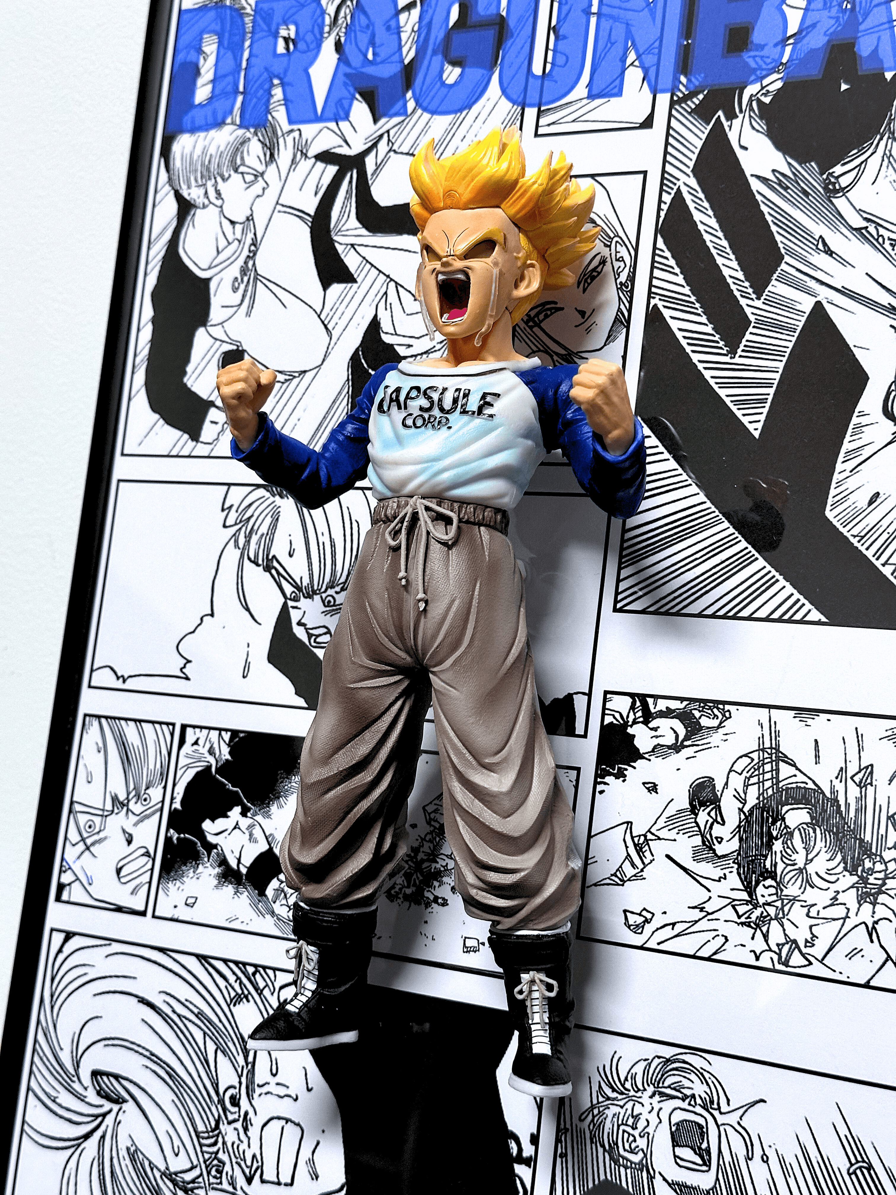 Moldura de Arte 3D CapsuleFrame™ Dragon Ball - Trunks - Capsule.pt