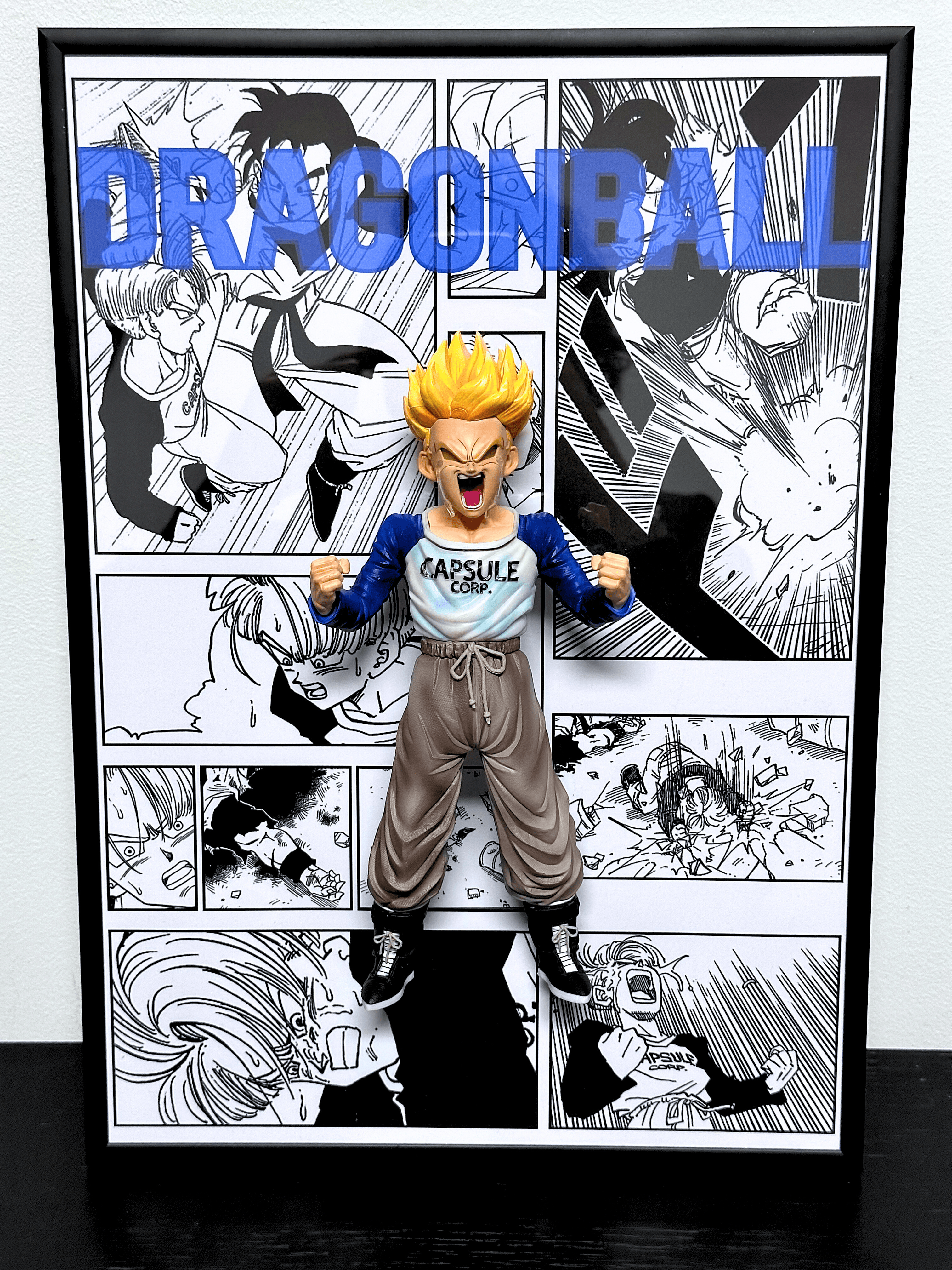 Moldura de Arte 3D CapsuleFrame™ Dragon Ball - Trunks - Capsule.pt