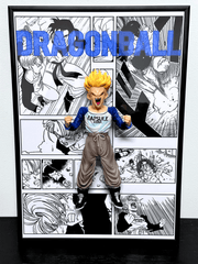 Moldura de Arte 3D CapsuleFrame™ Dragon Ball - Trunks - Capsule.pt