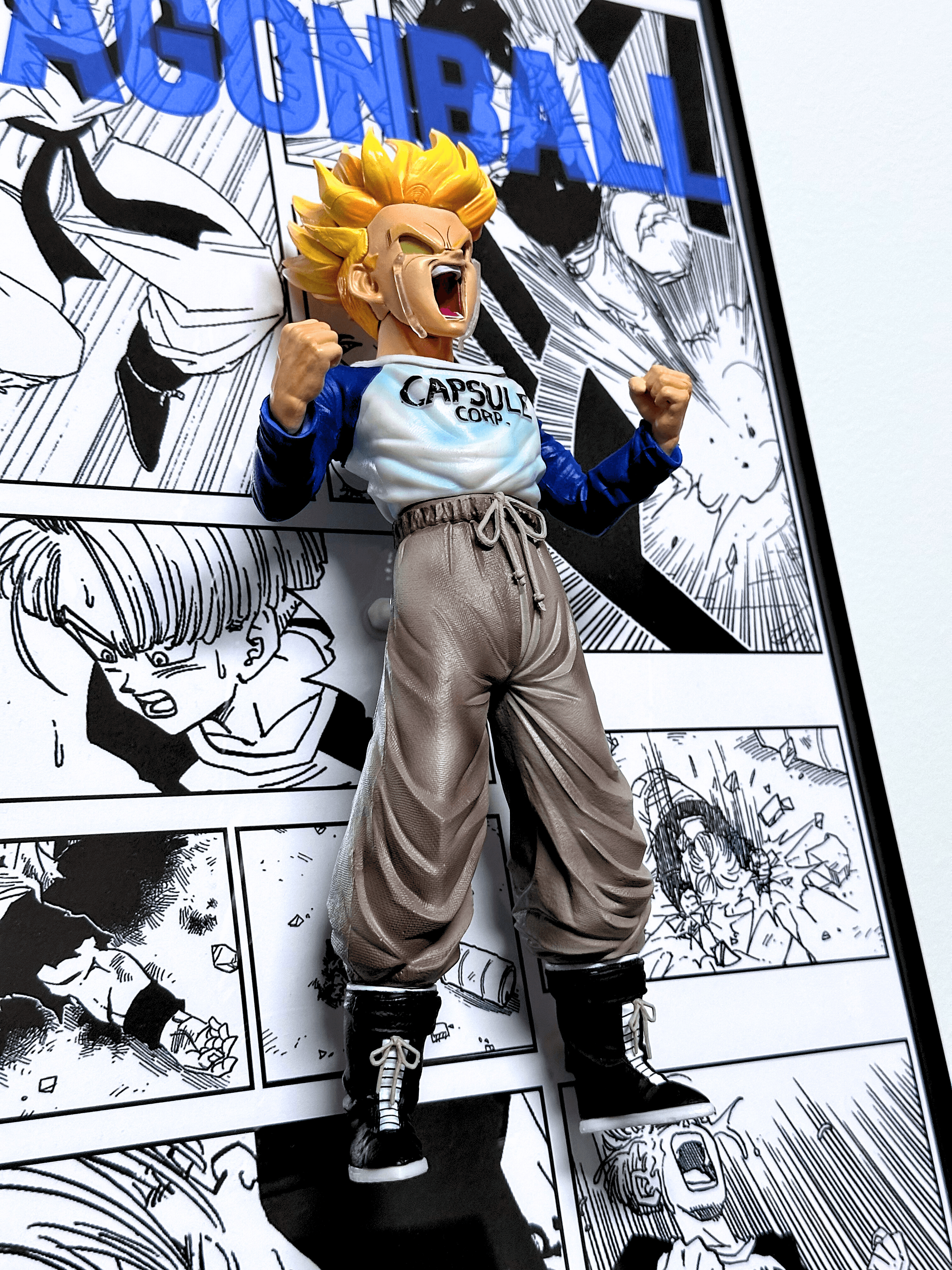 Moldura de Arte 3D CapsuleFrame™ Dragon Ball - Trunks - Capsule.pt