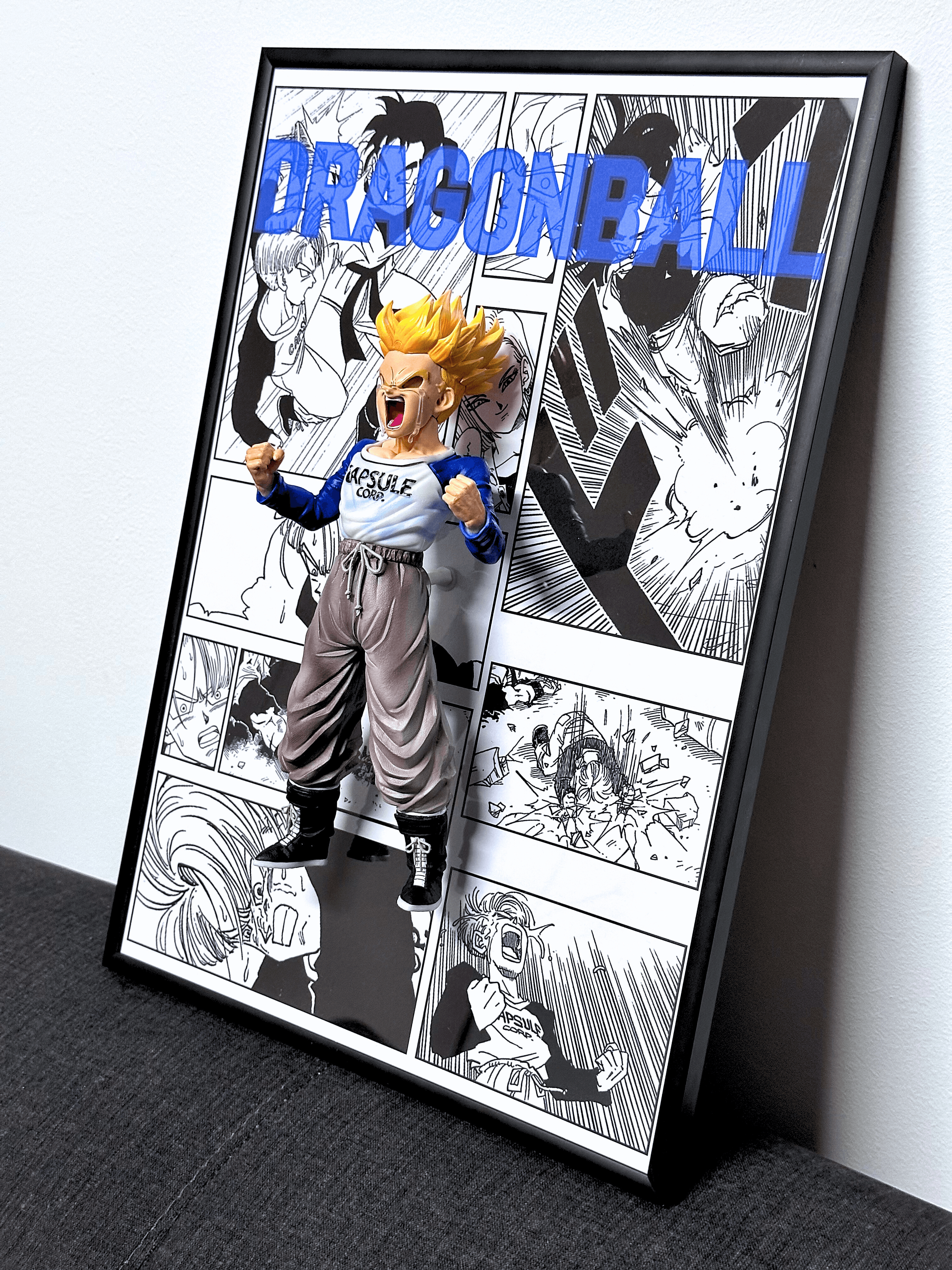 Moldura de Arte 3D CapsuleFrame™ Dragon Ball - Trunks - Capsule.pt
