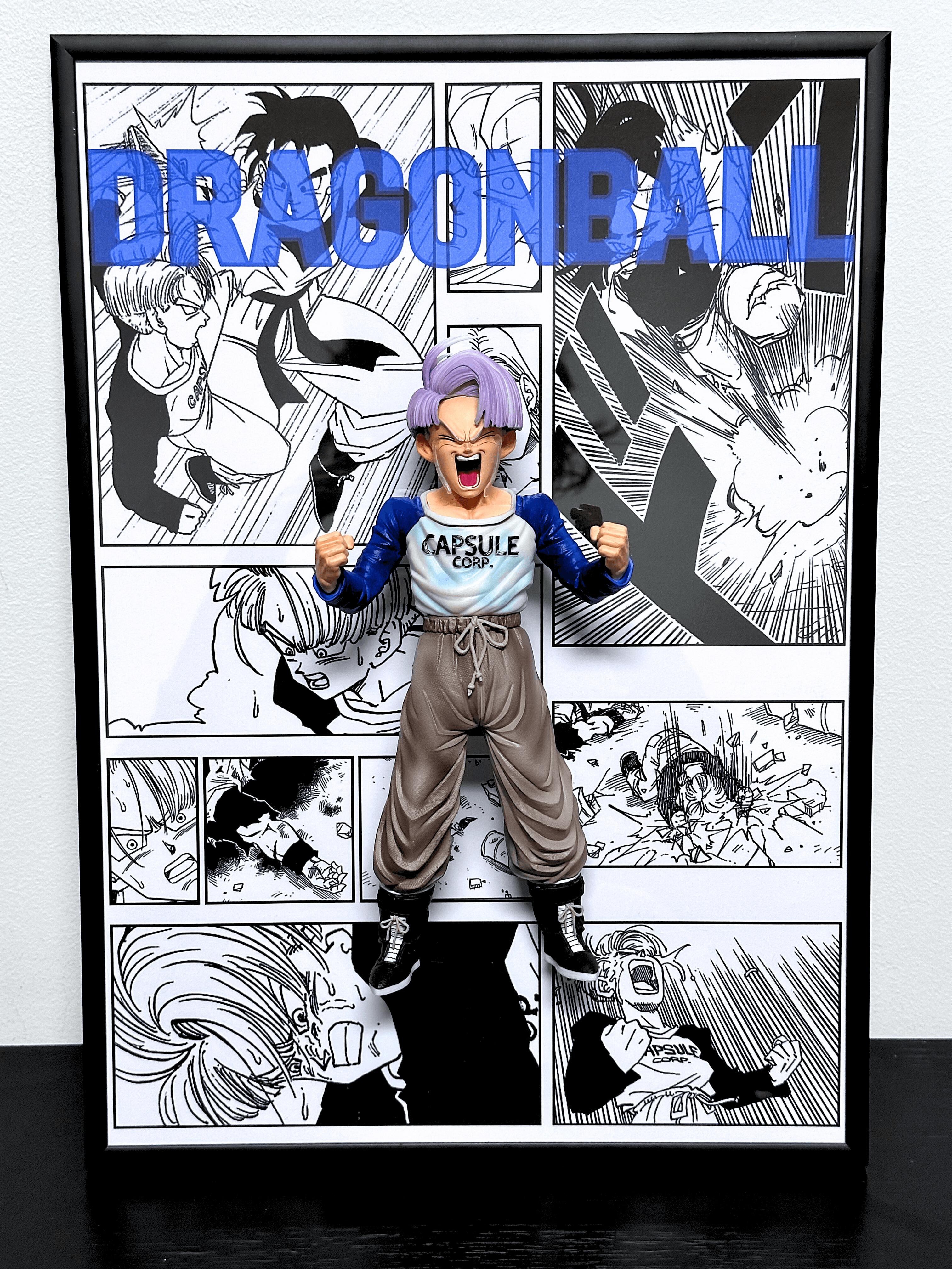 Moldura de Arte 3D CapsuleFrame™ Dragon Ball - Trunks - Capsule.pt