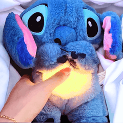 Peluche Interativo Stitch - Respira, Brilha e Toca Música - Dormir Bem - Capsule.pt