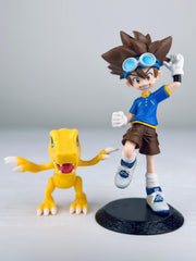 Figuras Digimon - Taichi Yagami e Agumon - 17 cm - Capsule.pt