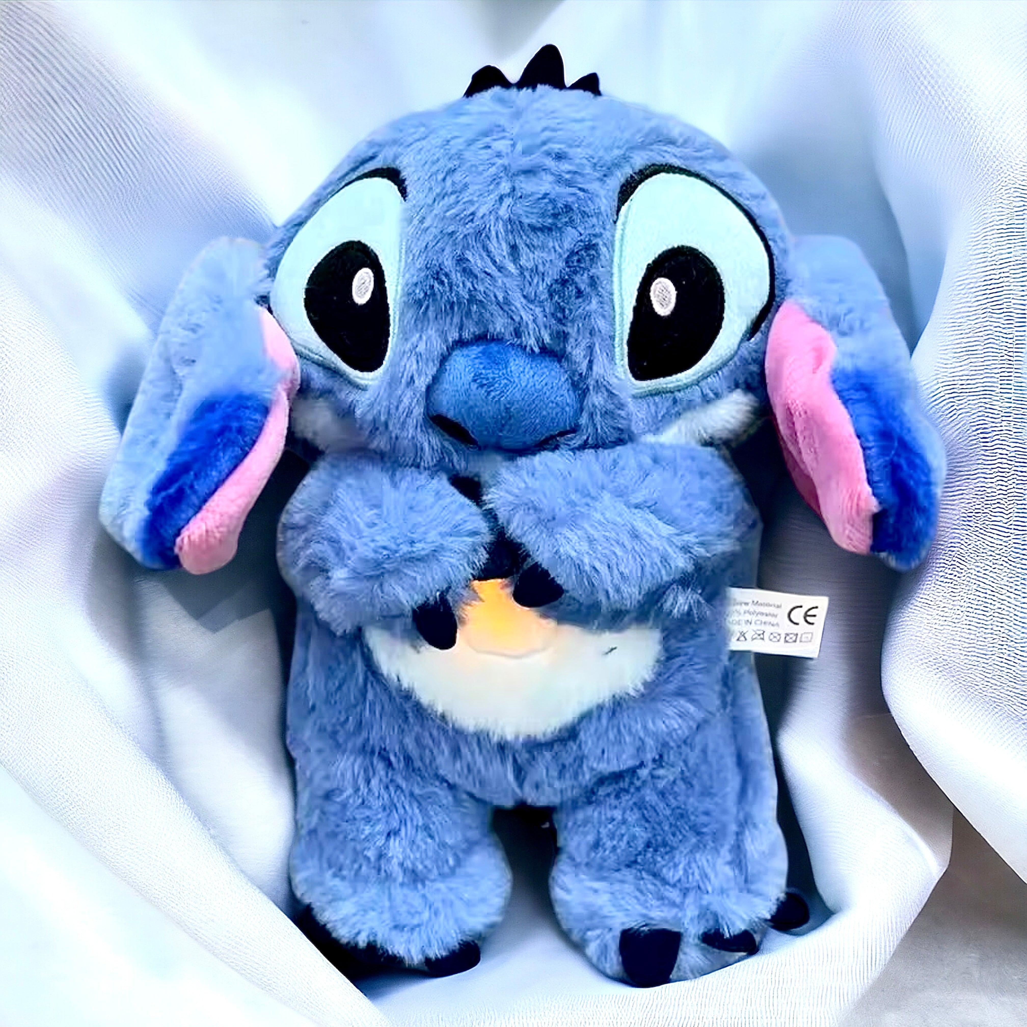 Peluche Interativo Stitch - Respira, Brilha e Toca Música - Dormir Bem - Capsule.pt