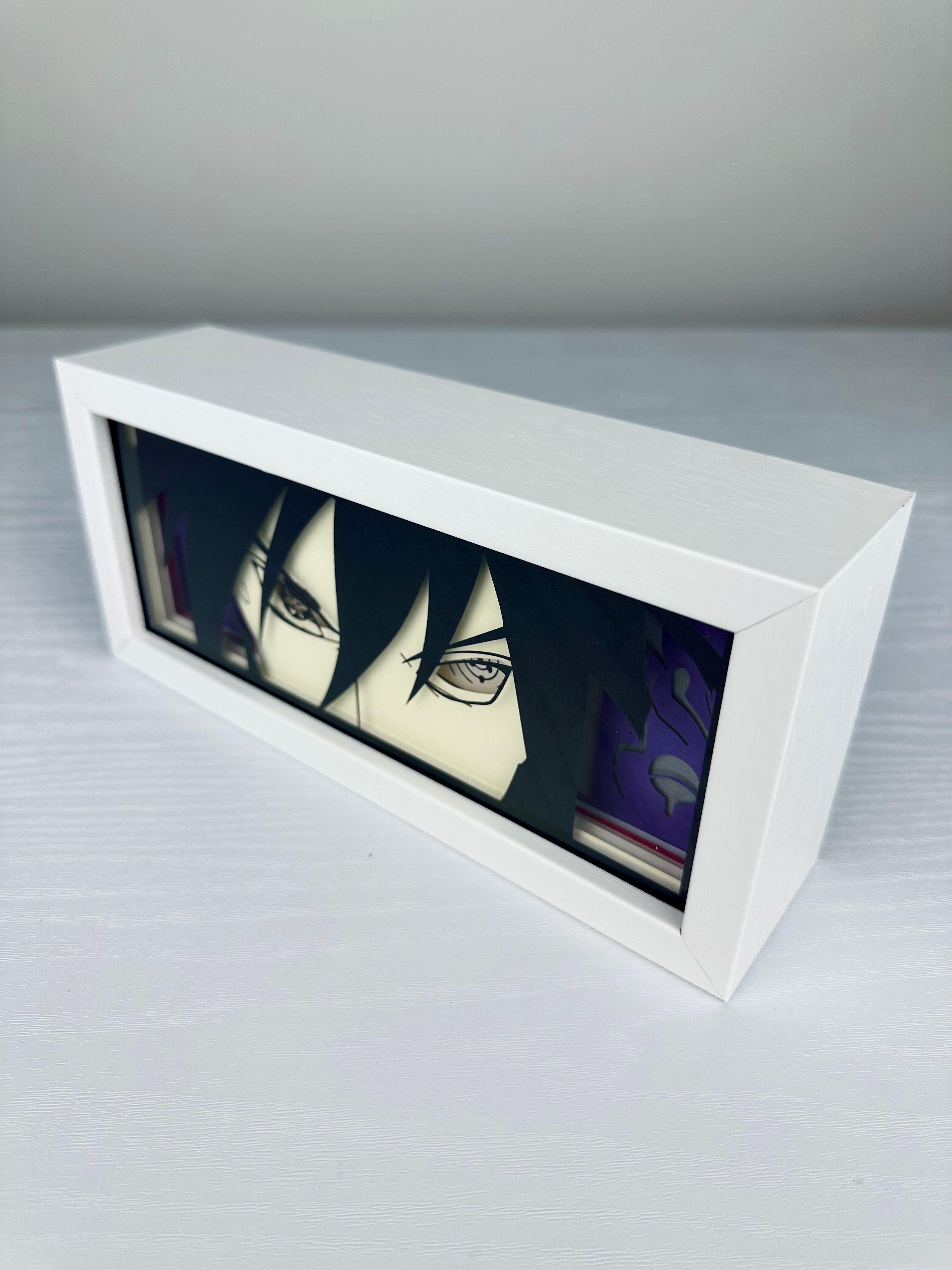 Moldura LED 3D - Sasuke Uchiha - Capsule.pt