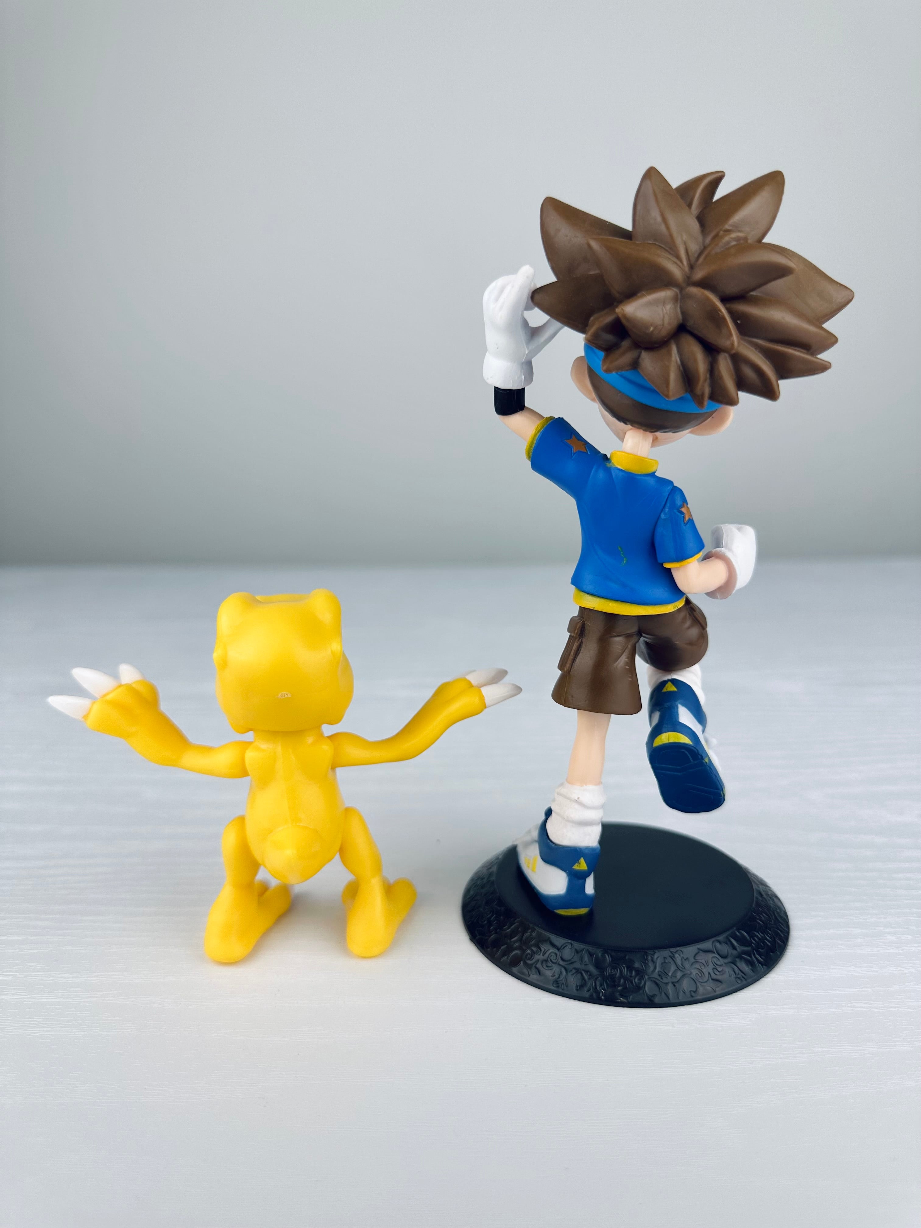 Figuras Digimon - Taichi Yagami e Agumon - 17 cm