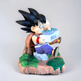 Figura Dragon Ball - Son Goku e Krillin - 16 cm