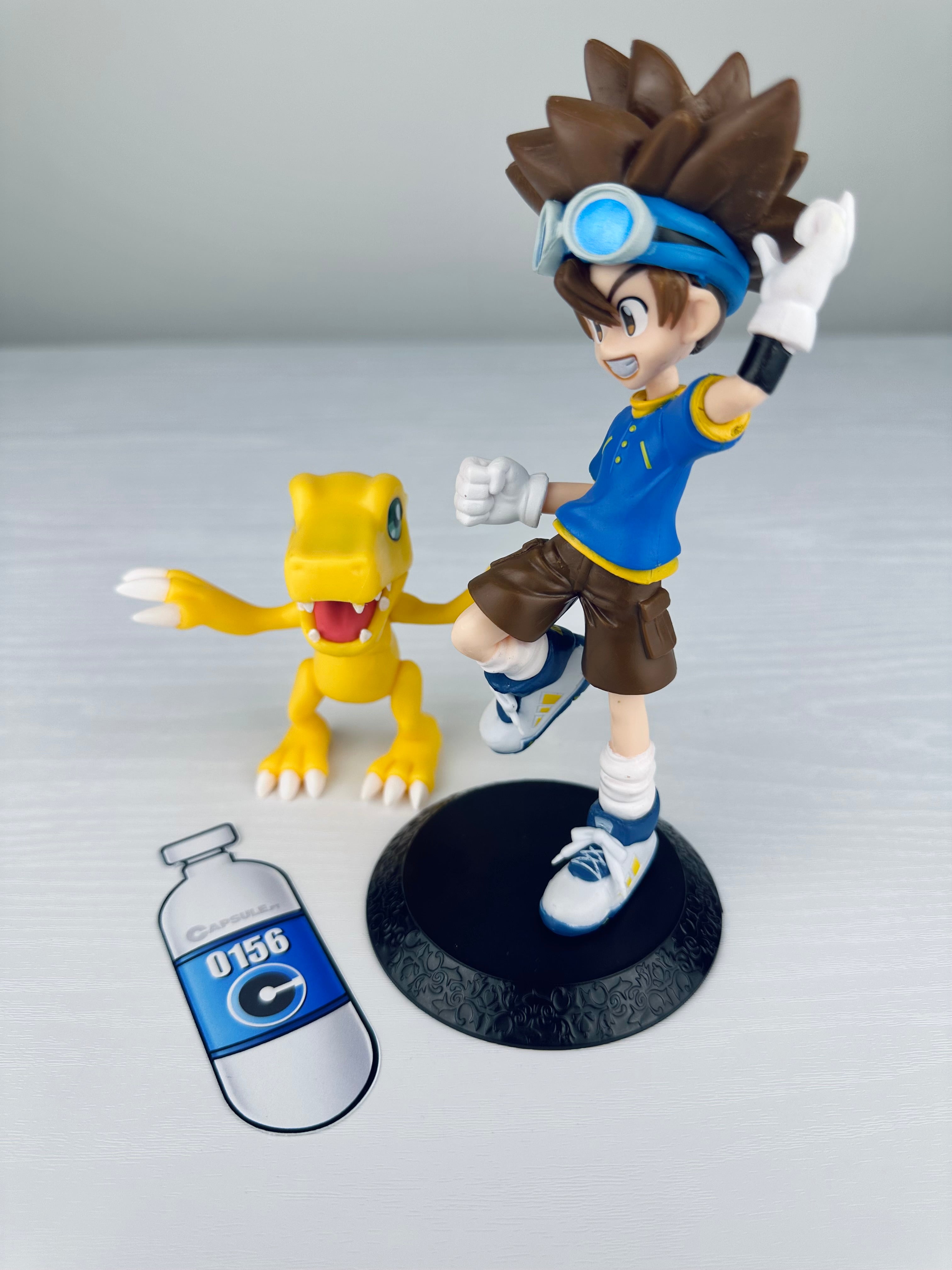 Figuras Digimon - Taichi Yagami y Agumon - 17 cm