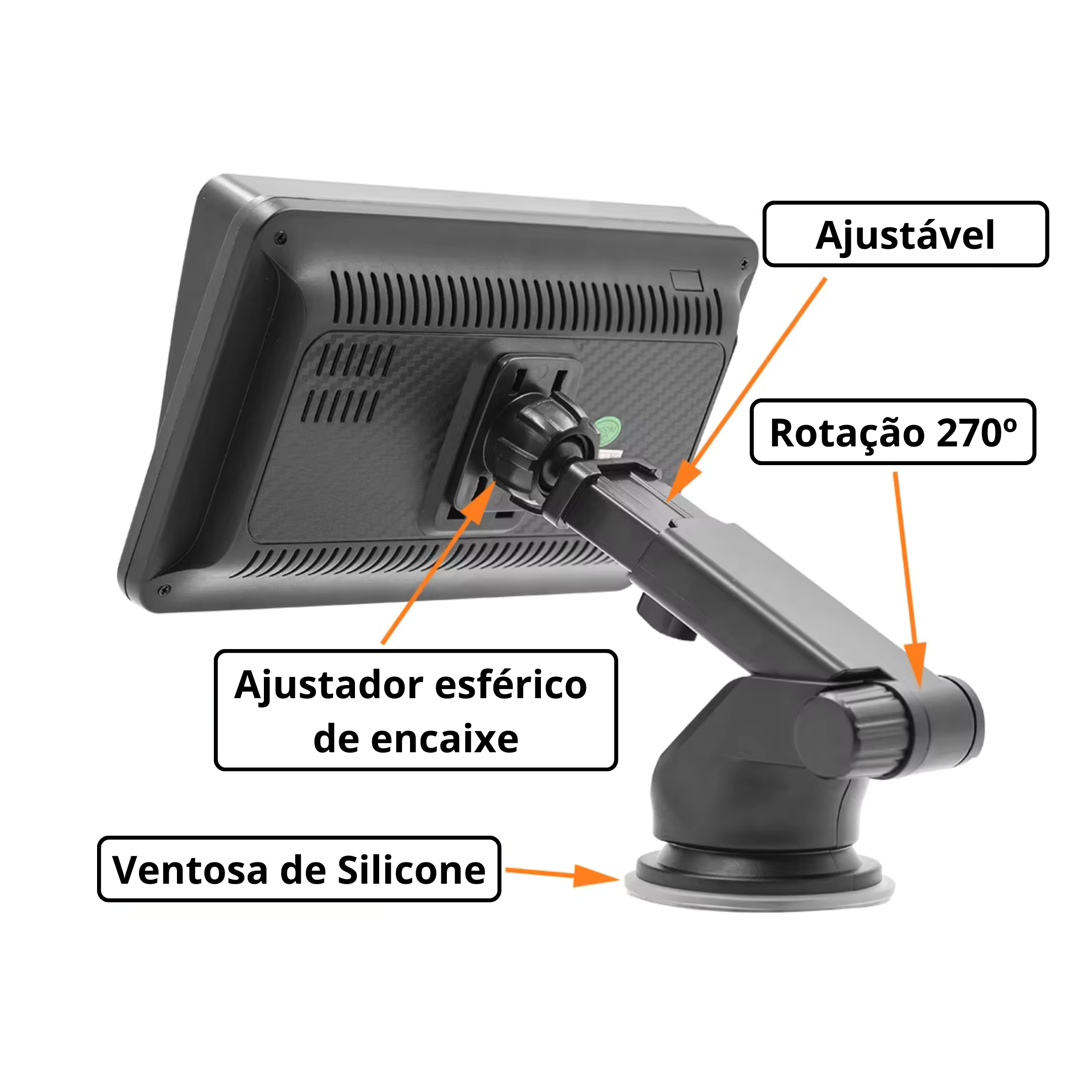 Ecrã CarPlay / AndroidAuto Portátil