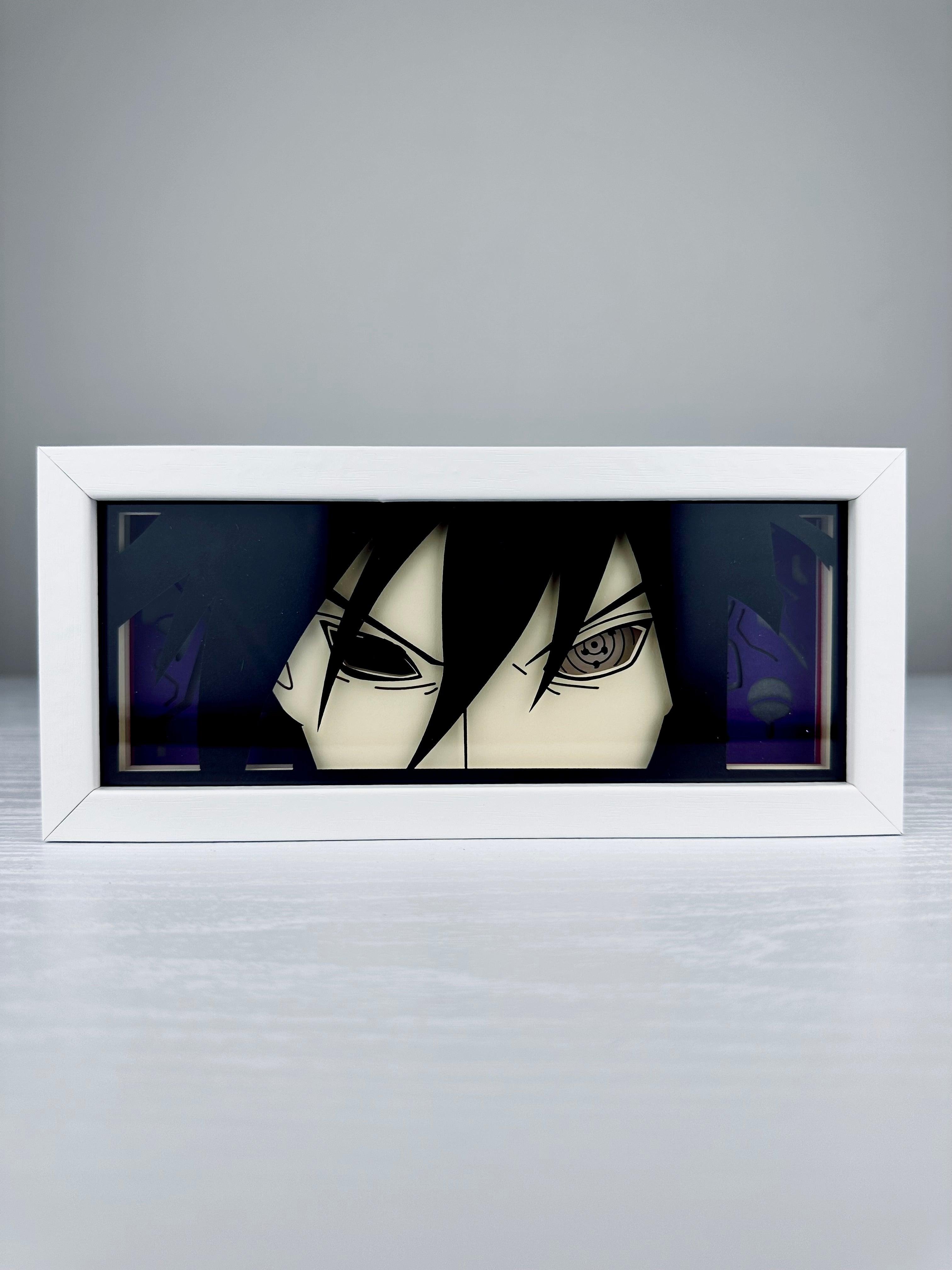 Moldura LED 3D - Sasuke Uchiha - Capsule.pt