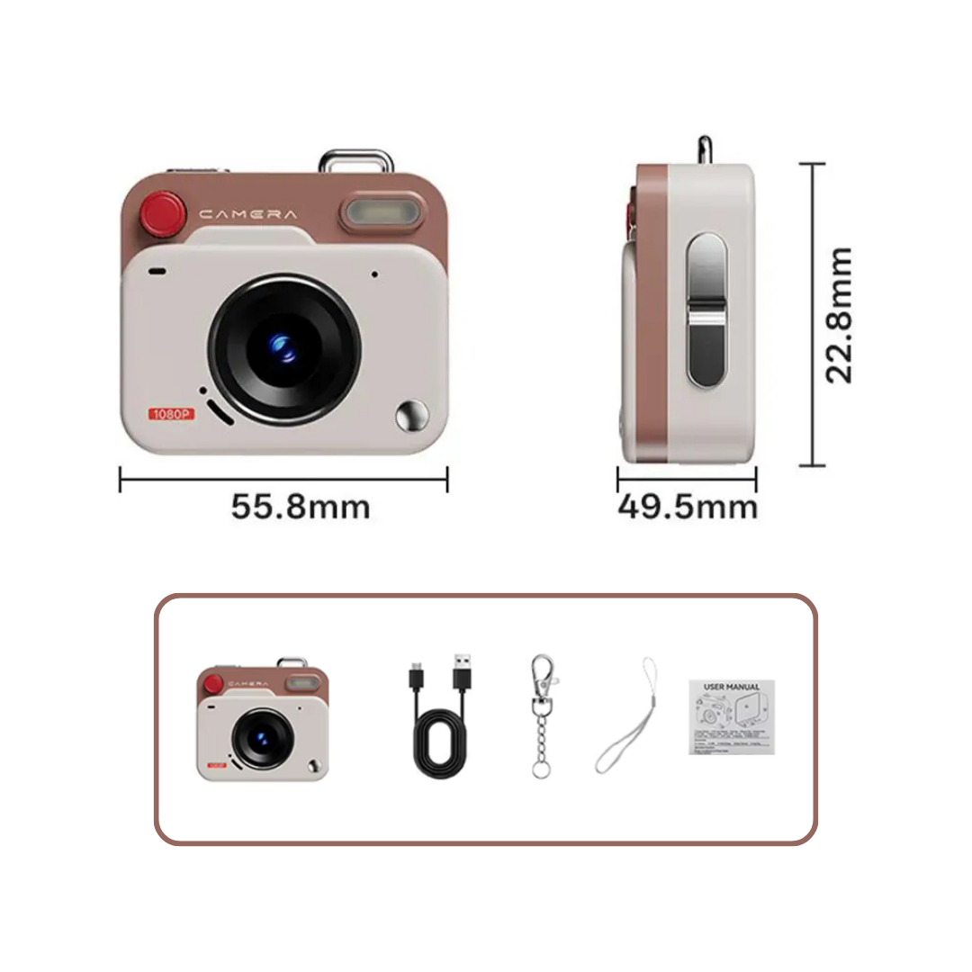 Câmara Digital Retro - SnapCapsule™ Mini