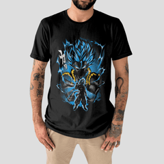 T-shirt Dragon Ball "Shadow Warriors" - Gogeta Blue - Capsule.pt