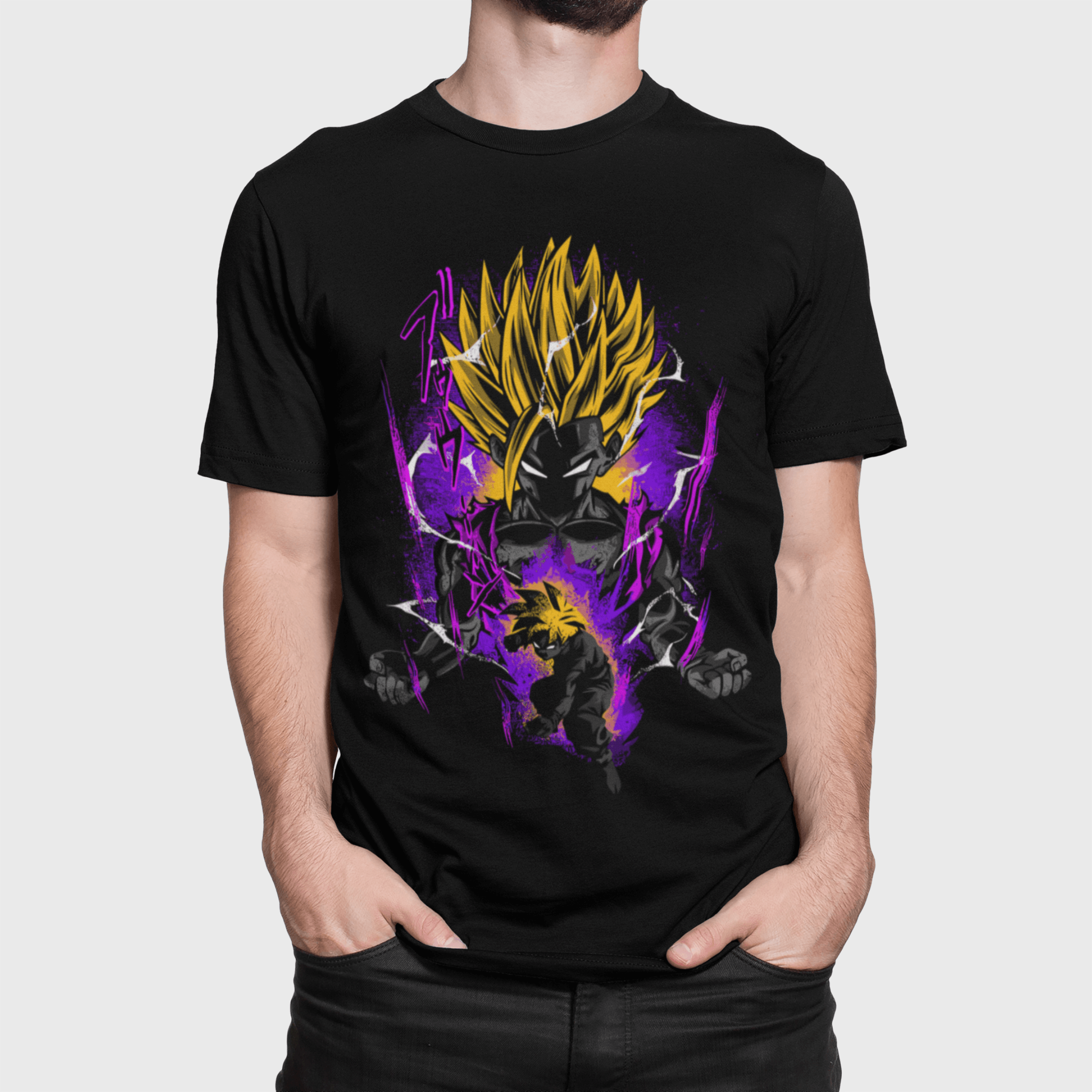 T-shirt Dragon Ball "Shadow Warriors" - Gohan Super Saiyan - Capsule.pt