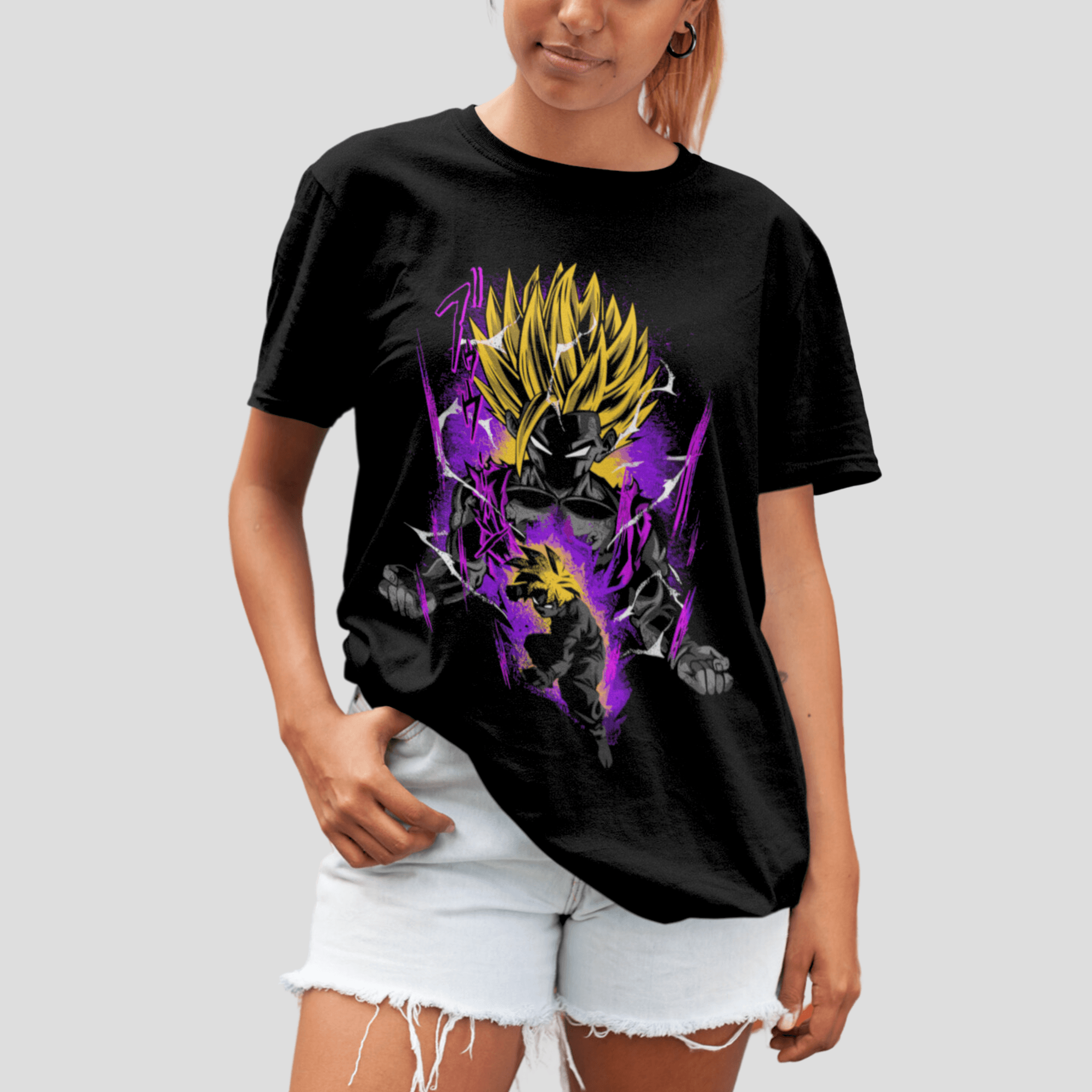 T-shirt Dragon Ball "Shadow Warriors" - Gohan Super Saiyan - Capsule.pt