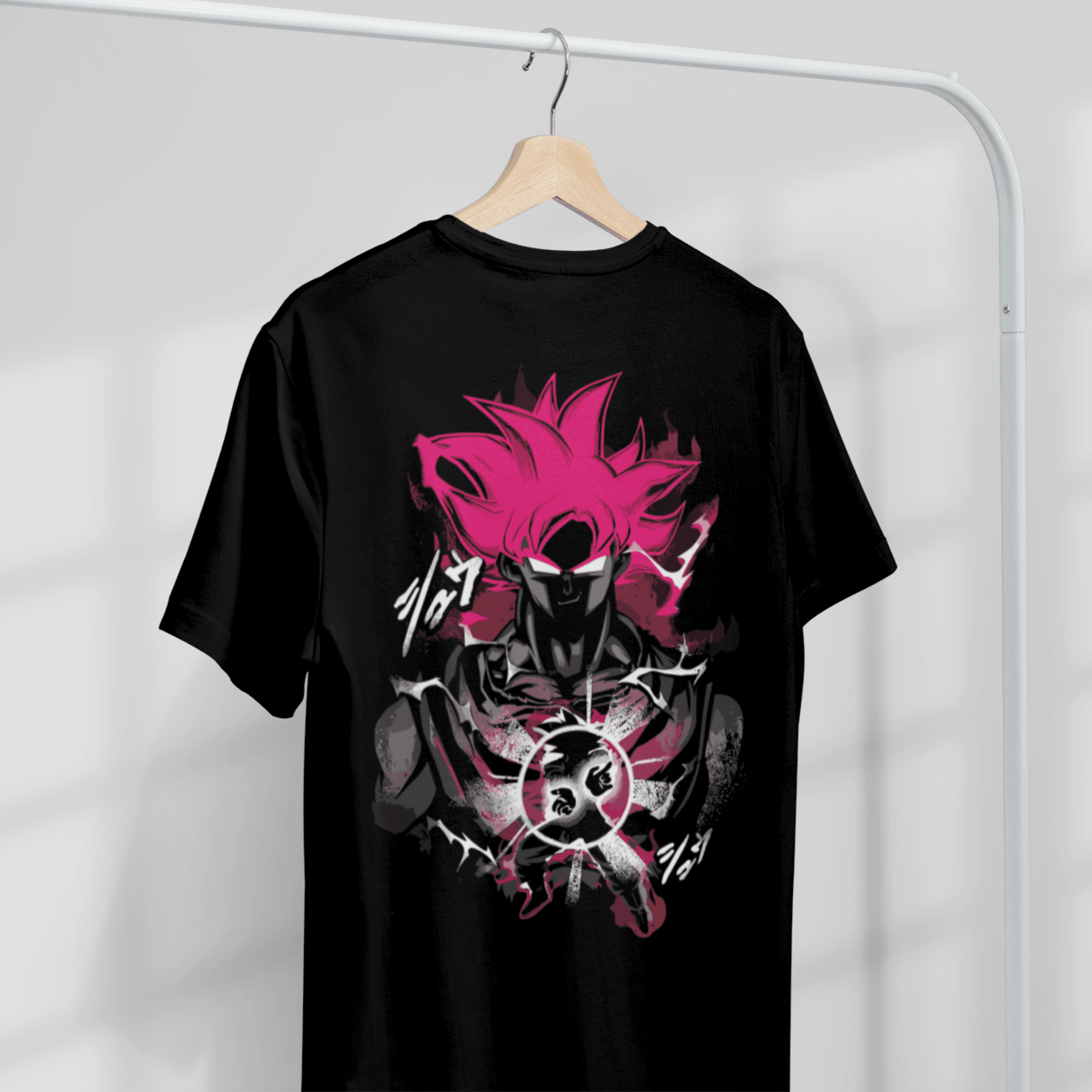 T-shirt Dragon Ball "Shadow Warriors" - Goku Super Saiyan God - Capsule.pt