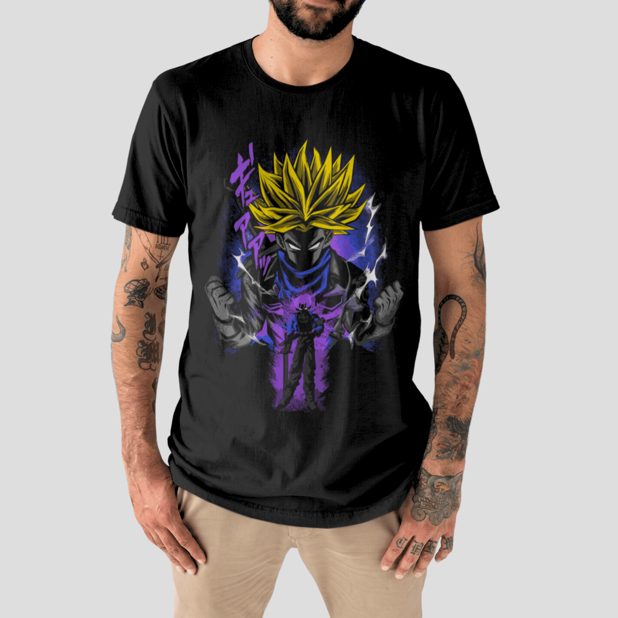 T-shirt Dragon Ball "Shadow Warriors" - Trunks Super Saiyan - Capsule.pt