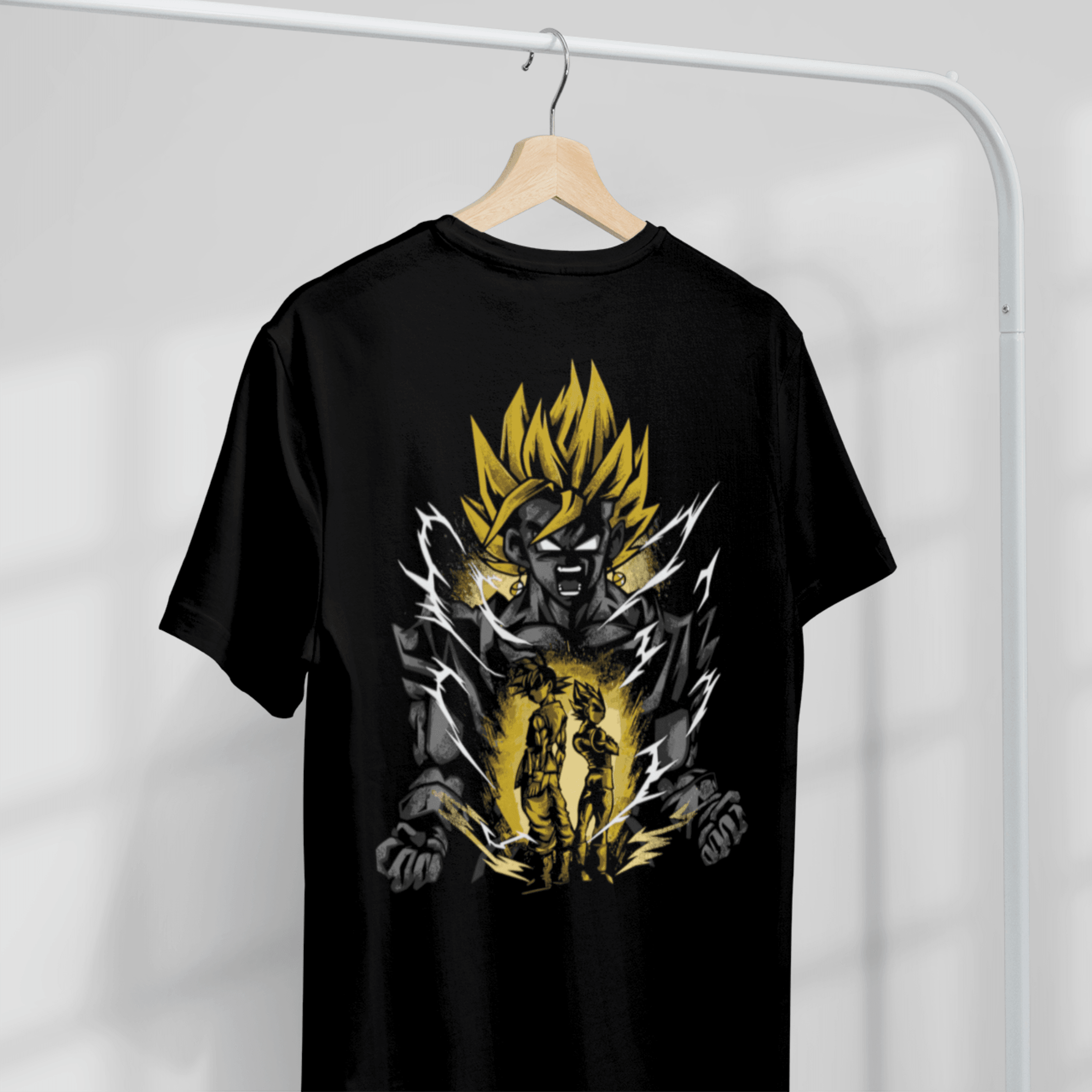 T-shirt Dragon Ball "Shadow Warriors" - Vegito Super Saiyan - Capsule.pt