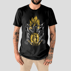 T-shirt Dragon Ball "Shadow Warriors" - Vegito Super Saiyan - Capsule.pt