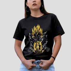 T-shirt Dragon Ball "Shadow Warriors" - Vegito Super Saiyan - Capsule.pt