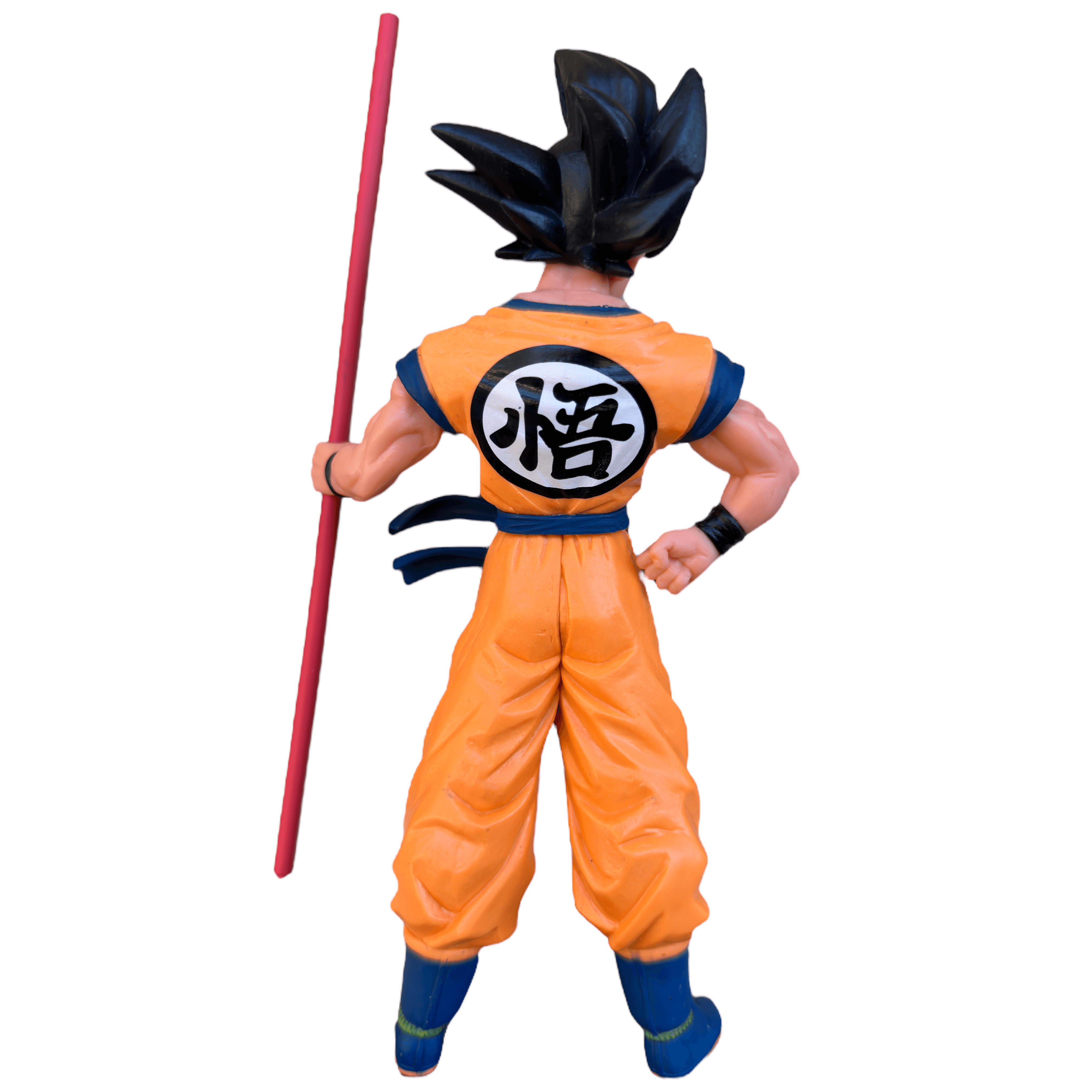 Figura Dragon Ball - Son Goku com Bastão Mágico - 21 cm - Verso