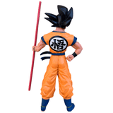 Figura Dragon Ball - Son Goku com Bastão Mágico - 21 cm - Verso