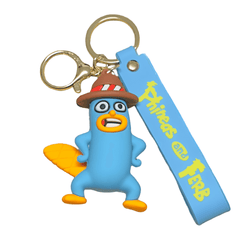 Porta-Chaves Phineas e Ferb - Agente P (Perry, o Ornitorrinco) - Capsule.pt
